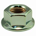 Midwest Fastener Flange Nut, M16-2.00, Steel, Chrome Plated, 2 PK 39313